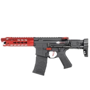Subfusil Vega Avalon Leopard Cqb Aeg - 6 Mm Rojo Vfc