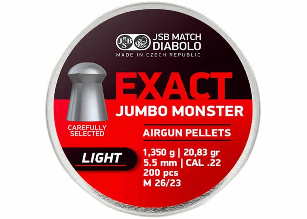 Balines JSB Exact Jumbo Monster Light 5.52 mm 20.83 grain